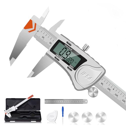 HARDELL Digital Caliper, IP54 Waterproof Caliper Measuring Tool with