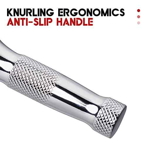 3/8 Inch Drive Ratchet Wrench - 72-Tooth, Reversible Cr-Mo Colorful Head - 4.02''/10.2cm