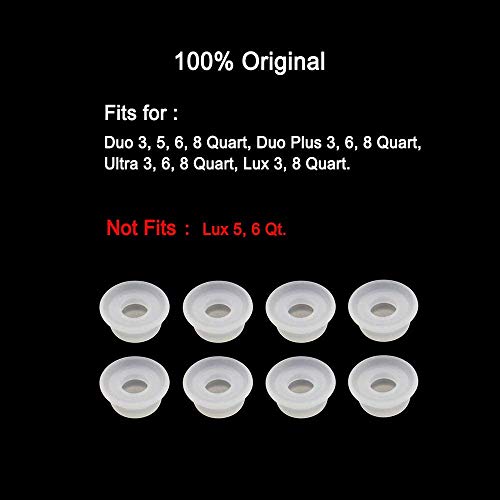 ZYLONE 2 Pack Instant Pot Float Valve with 8 Silicone Caps for Duo/Ultra 3-8 Qt – Replacement Float Valve Set