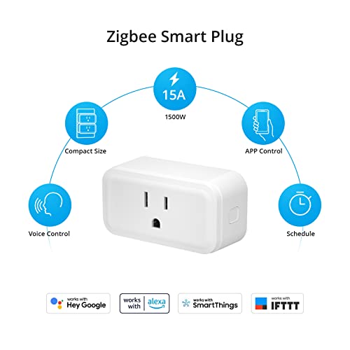 SONOFF Zigbee Smart Plug S40 Lite 15A Outlet for Alexa & SmartThings