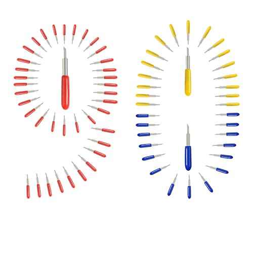 90PCS Replacement Blades,60PCS 45¡ÆStandard Blades, 15PCS 30¡ÆFine Point Blades and 15PCS 60¡ÆDeep Cut Blades