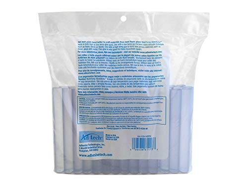 AdTech 50 Count Multi-Temp Full Size Clear Hot Glue Sticks for Crafting & DIY