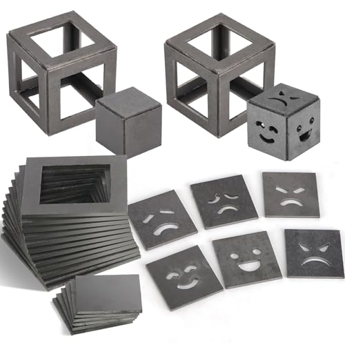 24 Pcs Welding Coupons 3" x 3" 11 Gauge (1/8") Mild Steel Welding Practice Cubes - Weld Training Kit for TIG, MIG & Arc/Stick Welding