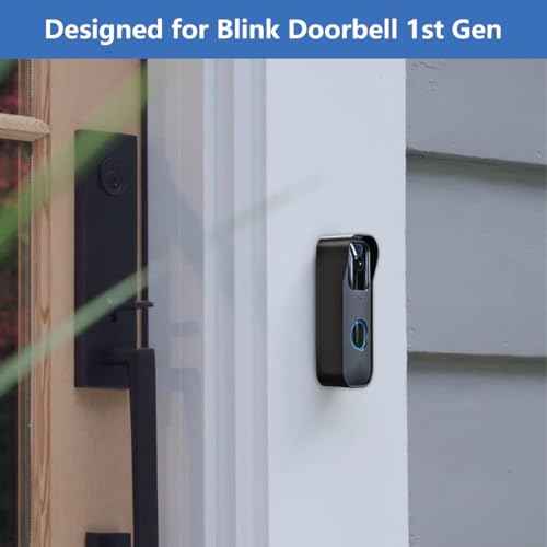 Blink Doorbell Mount, Adhesive Door Mount Only for Blink Video Doorbell 1st Gen(Not for 2nd Gen), No-Drill Mounting Bracket Accessories for Blink Doorbell Security System