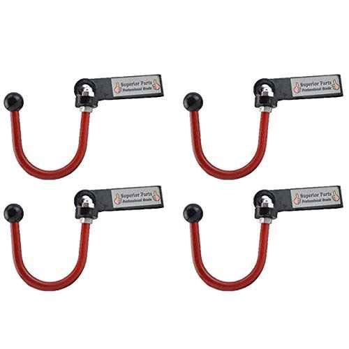 Superior Parts GH7 Hook Drill Power Tool Holder W/Metal Clip Belt Replaces Bigg Lugg BL1 (4-Pack)