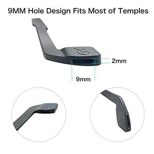 Silicone kids glasses Straps, 3pcs Non-slip Elastic Sports Eyeglasses Straps for Boys and Girls, Sunglasses holder lanyard string, No-Tail eyewear retainer for toddler, Black