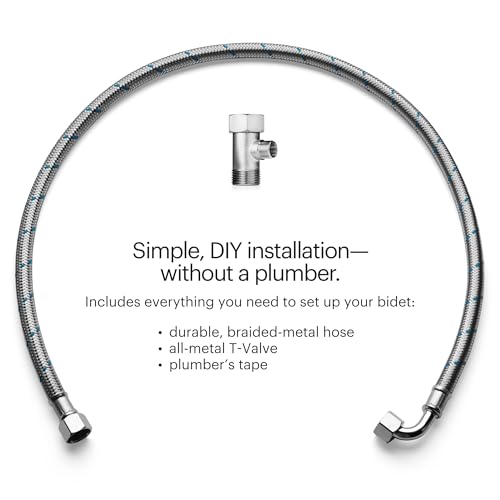 Brondell Ecoseat 101 Non-Electric Elongated Bidet Toilet Seat - White, S101