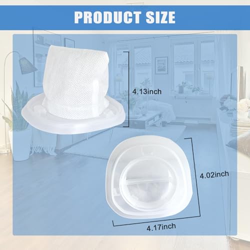 4 Pack HNVCF10 Replacement Filter Compatible with Black & Decker Power Tools HNVCF10 Hand Vacuum HNVC215B10, HNV215B12, HNVC215BW52, HNVC115J06, HNVC115B22, HNVC220BCZ01, HNVC220BCP07 (4)