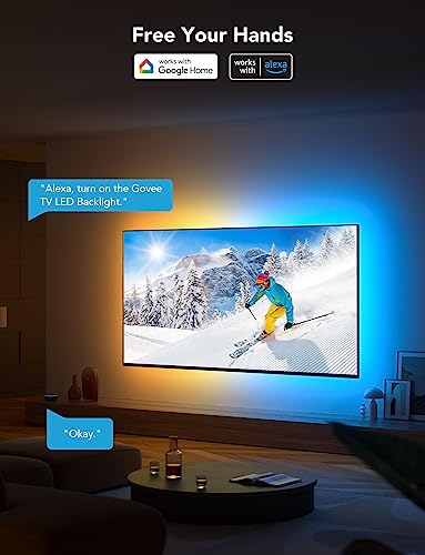 Govee 12.5FT RGBIC TV LED Backlight for 55-65 Inch Smart TVs - App & Voice Control