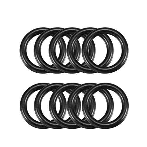 uxcell Nitrile Rubber O-Rings, 16mm OD 11mm ID 2.5mm Width, Metric Sealing Gasket, Pack of 10