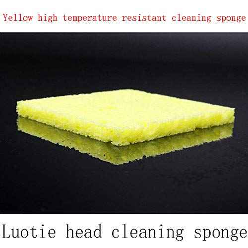 MEETOOT 6pcs Soldering Iron Cleaning Sponge 50x35mm Square Sponge High Temperature Sponge Welding Platform Sponge Welding Clean Pads