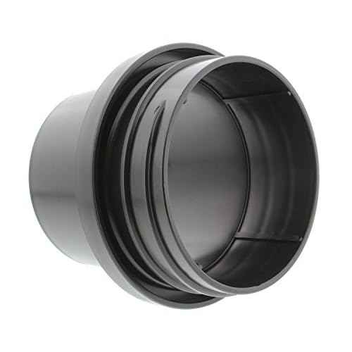 DCT 4in Plastic Pipe Threaded Coupler 1-Pack, Screw-On Flexible Hose Woodshop Woodworking Saw Dust Collection Piping