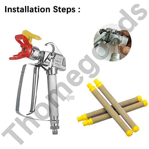 89324 0089324 Filter Fine 100 Mesh for Wagner Airless Spray Paint Gun Filter 581-062 154675 0516732 (4/Pack)