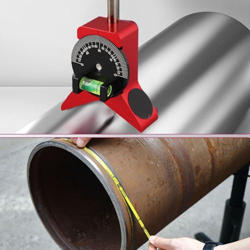 Pipefitter Tool Pipe Center Finder, Magnetic Head, Quick Adjust Dial,