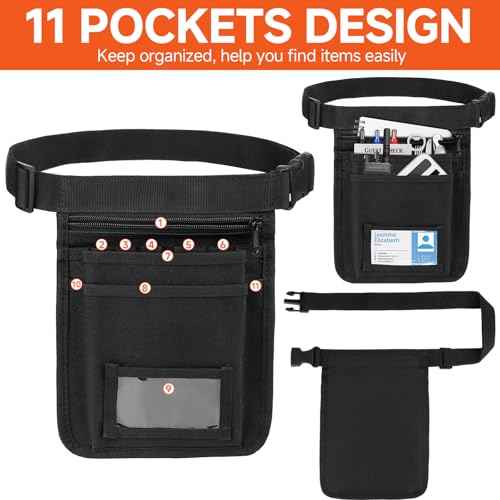 Server Waist Pouch,Restaurant Waitress Accessories Bag,Utility Money Bag Working Serving Apron for Waiter Waitress