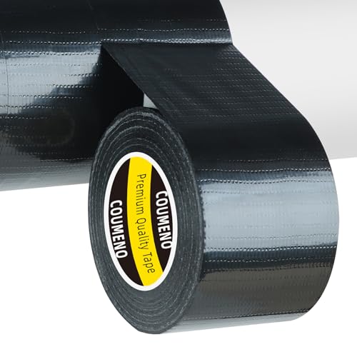 Heavy Duty Masking Repair Tape for Sealing and Repair, Strong Stickness Duct Tape 2inX66FT Black