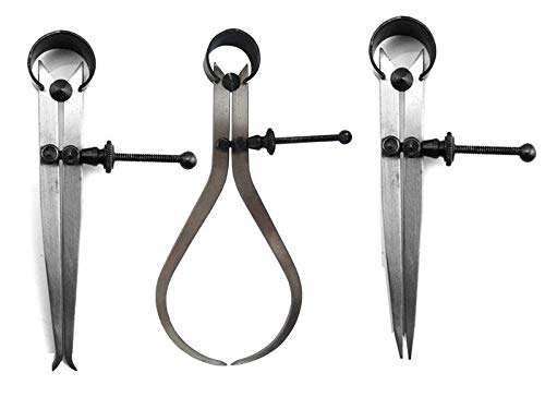 New Spring Caliper 3" / 75mm - 3 Piece Set Inside Outside Divider…