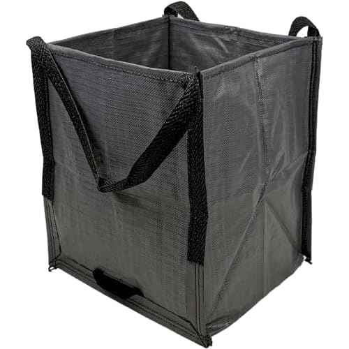 DURASACK Heavy Duty Storage Tote Bag 22-Gallon Rugged Woven Polypropylene Moving Bag, Reusable Self-Standing Design, Holds up to 500 Pounds, Single, Gray