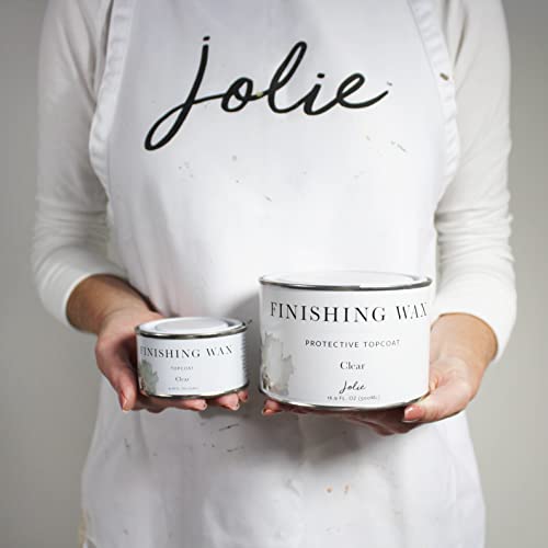 Jolie Finishing Wax 120ml Clear Protective Topcoat for Interior Furniture & Decor