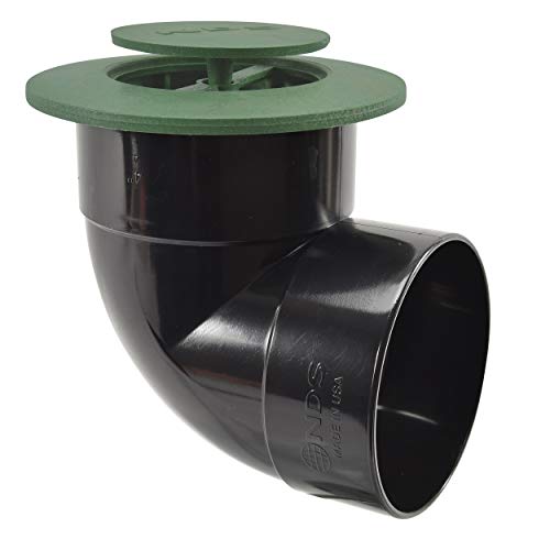 NDS 422G 4-Inch Pop-Up Drainage Emitter with Elbow for Sewer & Drainage Systems