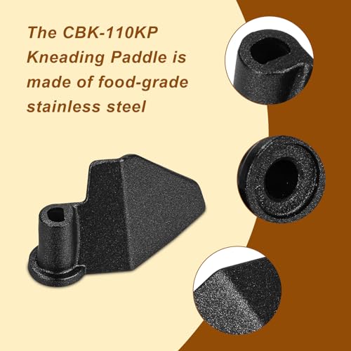 Kneading Paddle for Cuisinart CBK-110KP Bread Maker – 2 Pack, CBK-110/CBK-110P1 Replacement