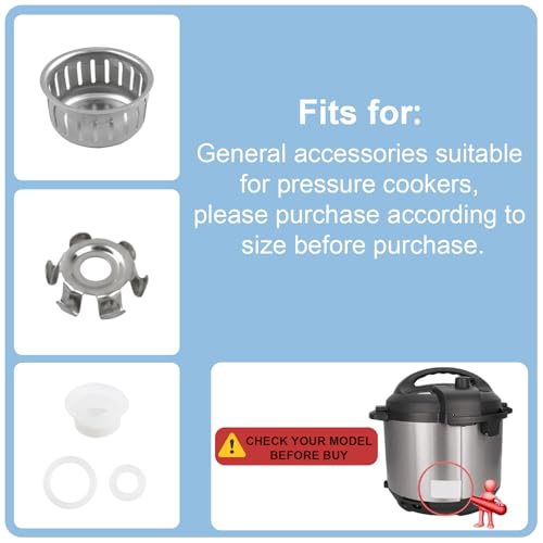 Havexerath 8QT 10Pcs Instant Pot Pro 80/Duo Evo Plus Replacement Parts Kit