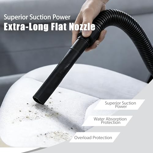 SIPPON Black & White Wet Dry Shop Vacuum Portable Handheld for Car Garage