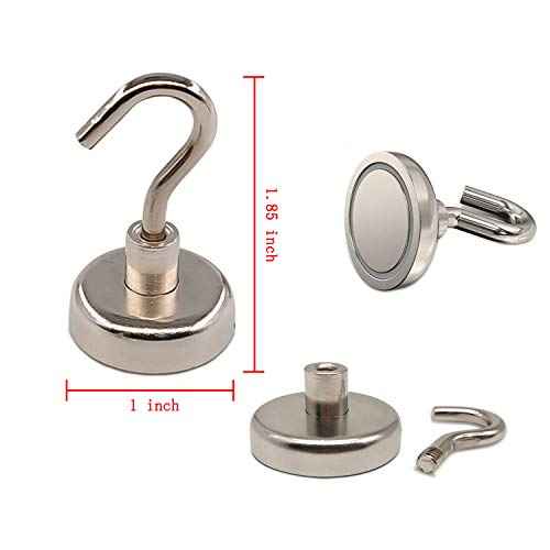 126 Feet Yellow Plastic Safety Barrier Chain with 2 Magnetic Hooks | 12 S-Hooks | 12 Carabiner Clips | 2 Chain Connector | Caution Security Chain Safety Chain for Crowd Control