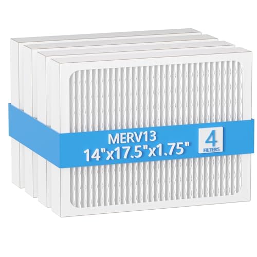 MERV 13 14 x 17.5 x 1.75 Dehumidifier Filters 4-Pack for Honeywell DR90/DR120