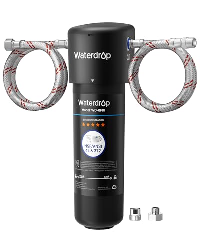 Waterdrop 10UA Under Sink Water Filter System NSF/ANSI 42 Certified - 1 Year Replacement Filter Included