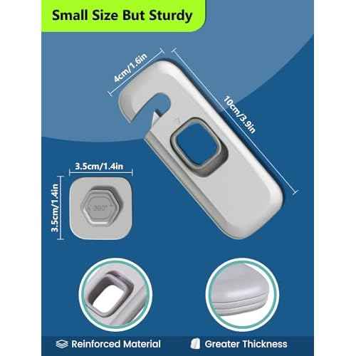 Child Proof Refrigerator Lock,4 Sets Fridge Locks for Kids with 3M Adhesive Backing, Fridge lock for Refrigerators,Oven Lock,Drawers,Wardrobes and Freezers,Child Safety Cabinet Locks Baby Proofing