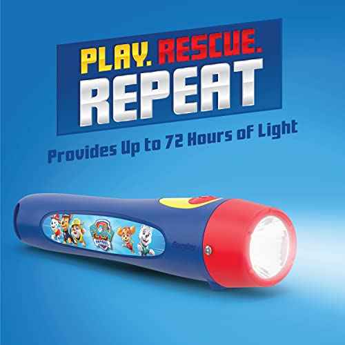 Energizer PAW Patrol Flashlight, Paw Patrol Toy for Boys and Girls, Lightweight, Great LED Flashlight for Kids (Batteries Included)