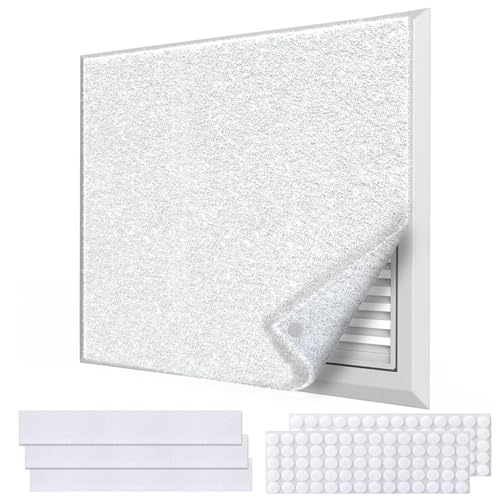 White 20x100 Inch MERV 8 Air Vent Filter Kit - Cut to Fit HVAC, Furnace, Home Ventilation