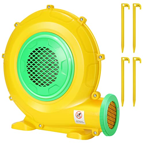ZAFIED 550W/0.74HP Commercial Bounce House Blower with Double-Sided Fan - Fast Inflation for Inflatable Castles and Slides