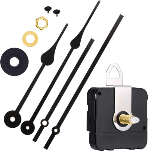High Torque Clock Movement Mechanism with Long Shaft Replacement for Wall Clocks