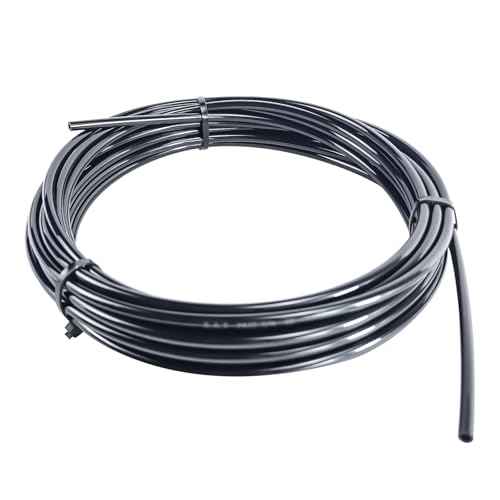 3/8" Black Nylon Air Line Tubing - 100 FT Air Hose, DOT Approved for Air Brake Tubing Suspension Or Fluid Transfer