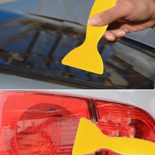 12pcs Thickened Scraper Tool Multiple Purposes Plastic Scraper Putty Knife removal shovel Tool Set (Multicolor)