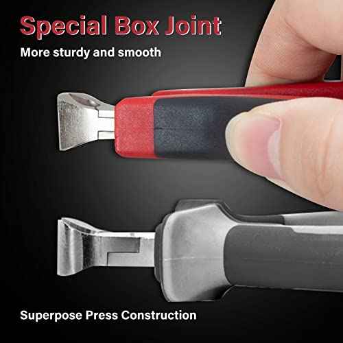 SPEEDWOX 4 Inch End Nippers - Mini End Cutting Pliers with Spring Pull Nails & Wire Cutting Function - Professional Jewelry Making & Shoe Repair Tool