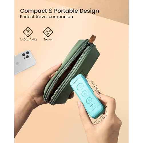 Glocusent USB Rechargeable Book Light for Reading in Bed, Portable Clip-on LED Reading Light, 3 Amber Colors & 5 Brightness Dimmable, Compact & Long Lasting, Perfect for Book Lovers, Kids