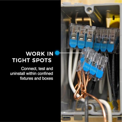 Ideal Electrical 22-Piece 10 AWG Lever Connector Kit with Hard Case - Supports 10-22 AWG Wires