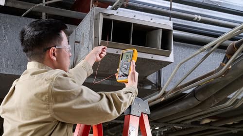 Fluke 17B+ Digital Multimeter with Temperature, Voltage, and Current Testing
