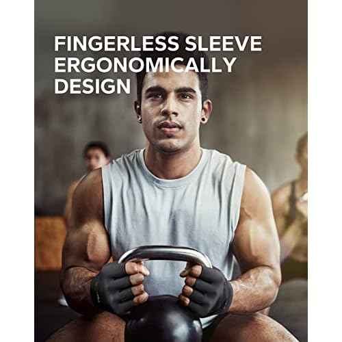 BraceBull Arthritis Gloves (1 Pair), Copper Infused Fingerless Compression Gloves, RSI and Relieve Hand Pain for Women & Men