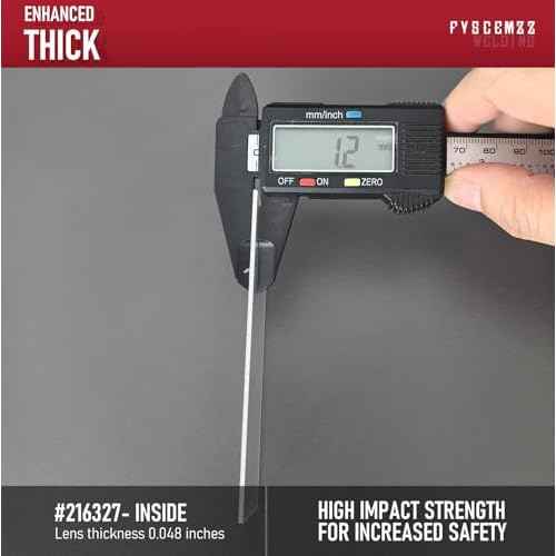 216327 4-3/16" x 2-1/2" Inside Lens Cover for Use with Elita, Digital Elita, T94 and Titanlem (10 Pack)