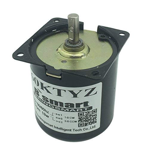 BRINGSMART 60KTYZ 110V 5rpm AC Synchronous Gear Motor Low Noise High Torque