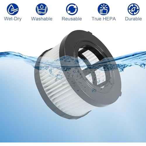 49-90-0160 Cartridge HEPA Filter Compatible with Milwaukee 49-90-1951 0882-20 M18 Vacuum Cleaner