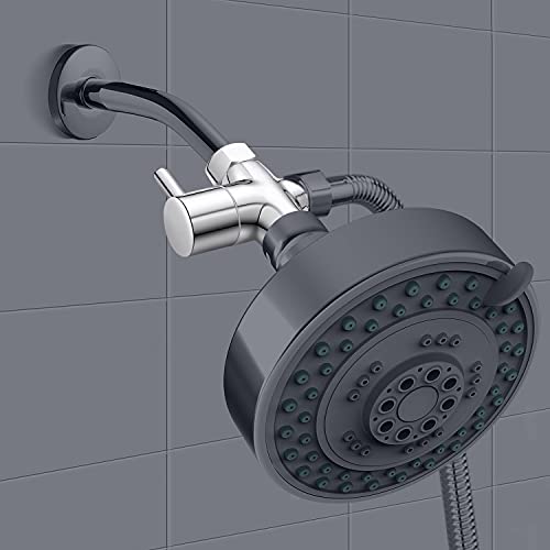 Mathtoxyz Chrome Finish G1/2" 3-Way Shower Diverter Valve for Handheld & Fixed Showerheads