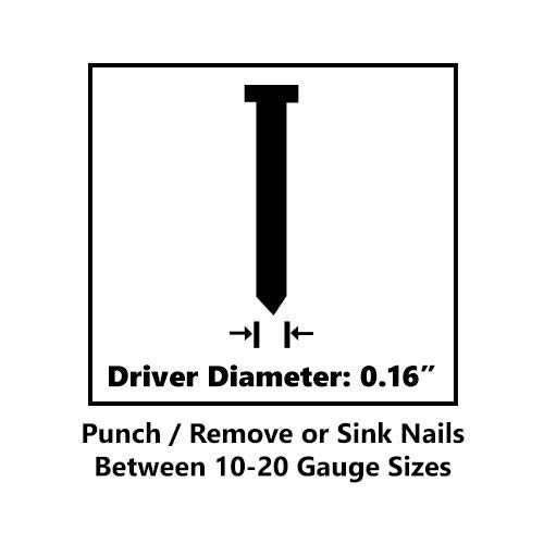 Air Locker AP700 Heavy Duty Professional Air Punch Nailer/Nail Remover/Nail Puller. 1/4 Inch NPT Thread Air Inlet. 80-120 PSI Pneumatic Nailer Removes 9-16 Gauge Nails