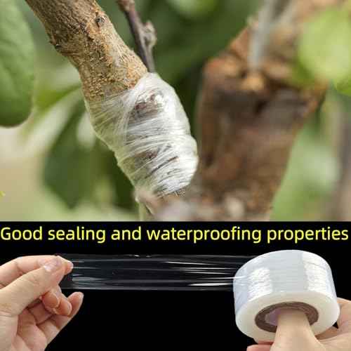 3 Pack Plant Grafting Tapes Stretchable Plant Repair Tapes Garden Grafting Tape,Graftings Film,Plants Tape for Broken Stem,Perfect for Fruit Floral Tree and Plants