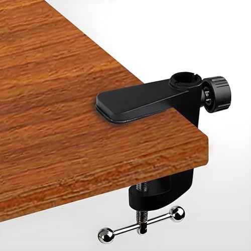 Universal C-Clamp Lamp Holder Desk Mount Clamp Base for Swing Arm Lights, DIY Lighting, Monitors, Workbenches