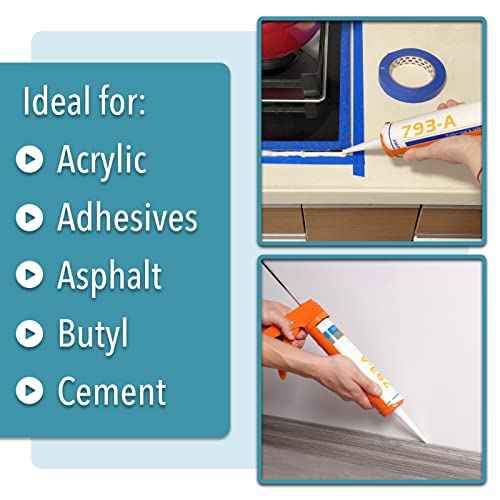 Bates- Caulking Silicone Gun, 10:1 Thrust Ratio, Hand Caulking Guns, No Drip